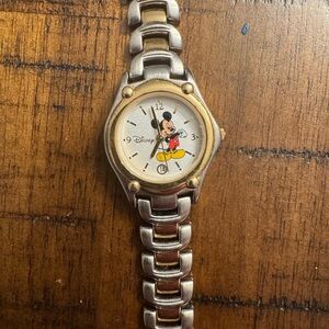 Disney Mickey Mouse Silver and Gold Tone Watch